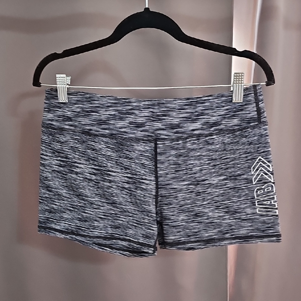 Women's Black and Gray Shorts
